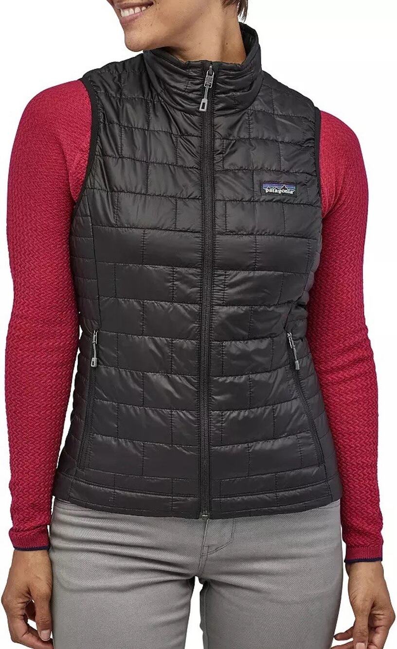 Patagonia Black Nano Puff Insulated Vest Gorpcore Outdoor Layering Size Small